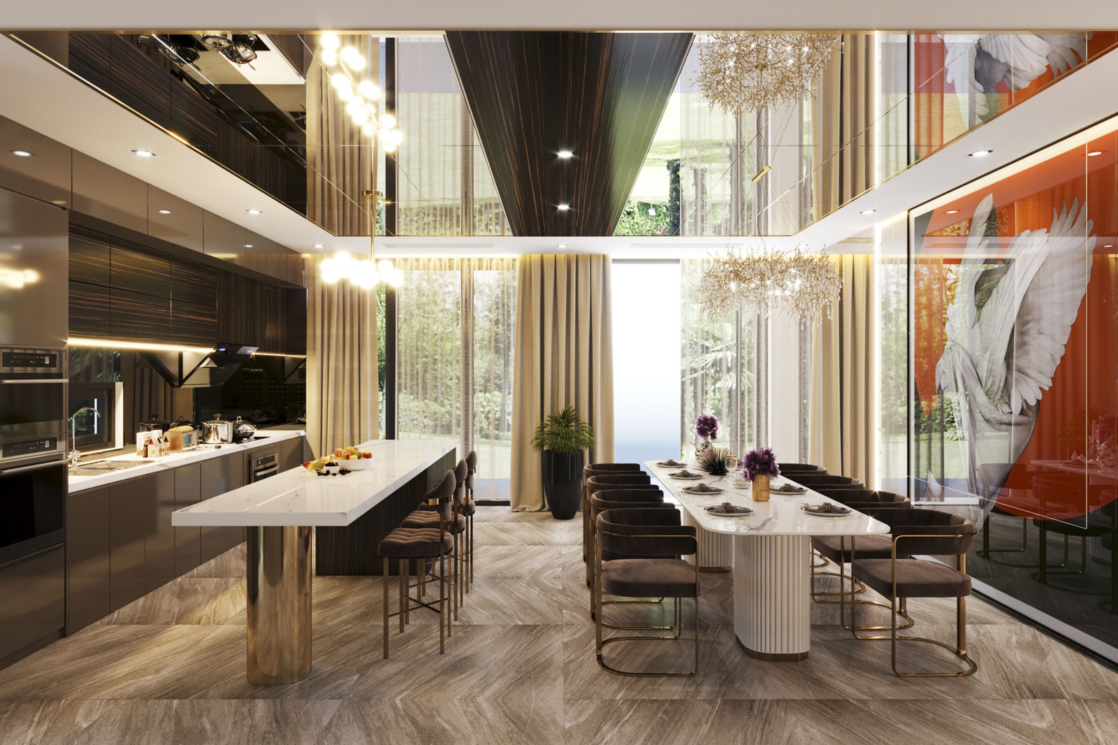 Nội thất phòng bếp - Phong cách hiện đại