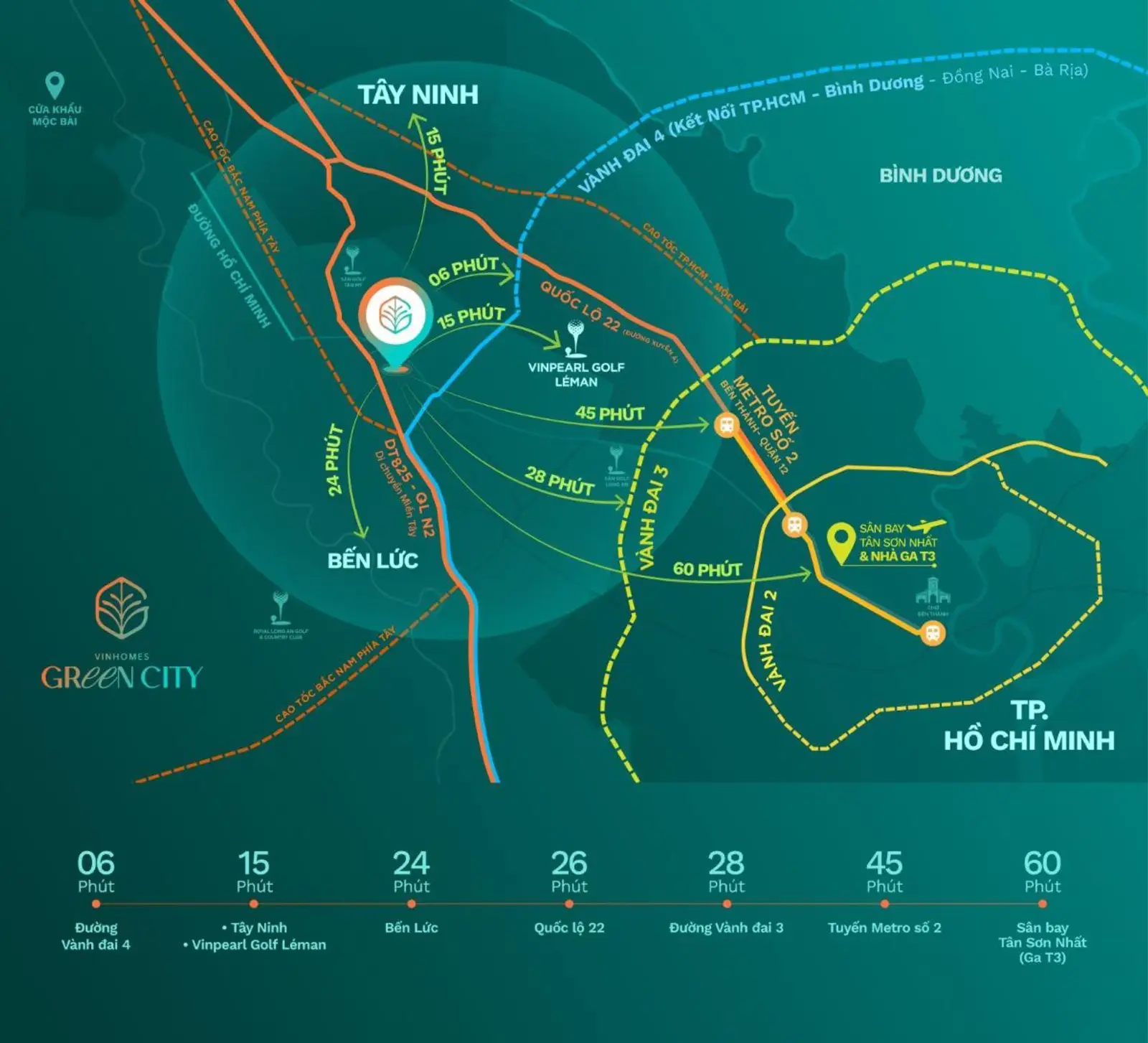 Bản đồ vị trí dự án Vinhomes Green City